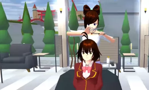 樱花校园模拟器理发店版本